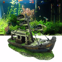 Load image into Gallery viewer, 2019 Hot Aquarium Fish Tank Landscape Pirate Ship Wreck Ship Decor Resin Boat Ornament Aquarium Accessories Decoration #Y5