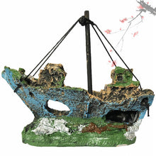 Load image into Gallery viewer, 2019 Hot Aquarium Fish Tank Landscape Pirate Ship Wreck Ship Decor Resin Boat Ornament Aquarium Accessories Decoration #Y5