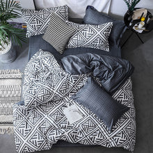 Load image into Gallery viewer, New Arrival 3pcs Bedding Set Marble Geometric Duvet Cover Sets With Pillowcase Quilt Cover Double sided Bed Linings Bedclothes