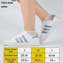 Load image into Gallery viewer, 1 Pair Reusable Silicone Shoe Cover S/M/L Waterproof Rain Shoes Covers Outdoor Camping Slip-resistant Rubber Rain Boot Overshoes