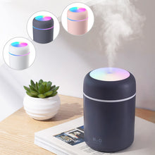 Load image into Gallery viewer, Portable silicone Humidifier USB Dazzle Cup Aroma Diffuser Cool Mist Maker Air Humidifier Purifier with Romantic Light