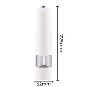 2 In 1 Stainless Steel Electric Pepper Salt Spice Mill Grinder Seasoning Kitchen Tools Grinding For Cooking Restaurants