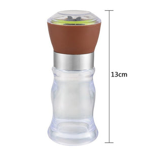 2 In 1 Stainless Steel Electric Pepper Salt Spice Mill Grinder Seasoning Kitchen Tools Grinding For Cooking Restaurants