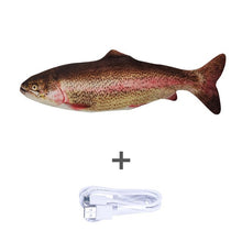 Load image into Gallery viewer, 30/34CM Electronic Pet Cat Simulation Fish Toy USB Battery Charging Cat Chewing Playing Toy Biting Supplies Dropshiping
