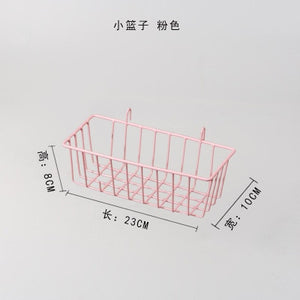 Ins Nordic Home Wall Decoration Iron Grid Decor Photo Frame Postcards DIY Wall Art Display Storage Rack Holder Shelf Organizer